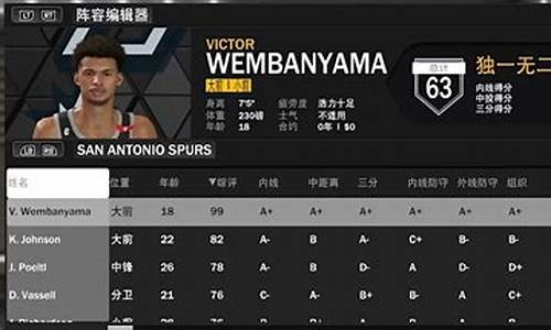 nba2k23文班亚马豪华存档版_nba2k23文班亚马