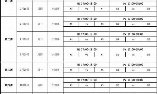 足球赛事赛程表格最新版下载_足球赛事赛程表格最新